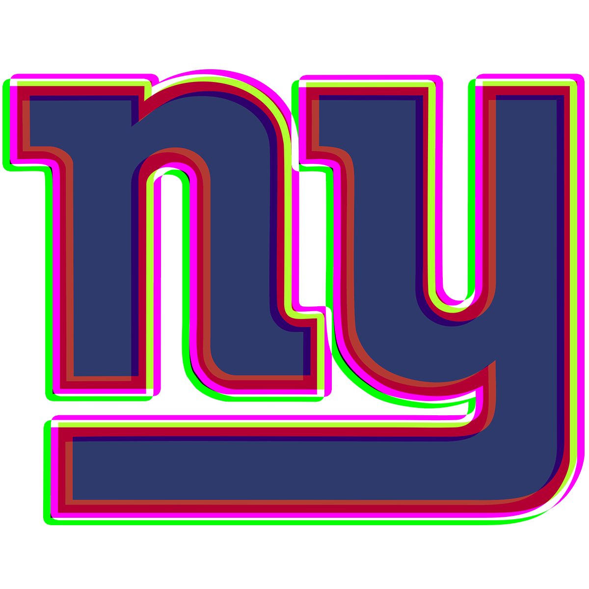 Phantom New York Giants logo iron on paper